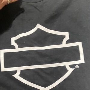 Gildan Black Shirt with White Logo